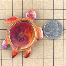 Copper Turtle Bezel Pendant for Cabochons, Resin Art, and Mixed Media