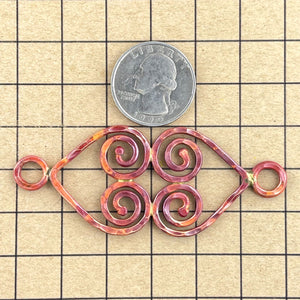 Large Double Heart Link