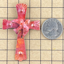 Big Cross with Dove Pendant