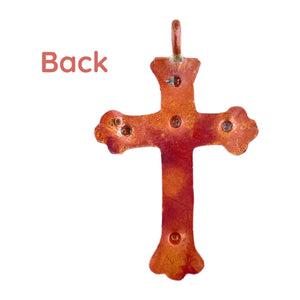 Small Cross Charm - Bale on Top
