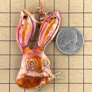 Jackrabbit Head Pendant