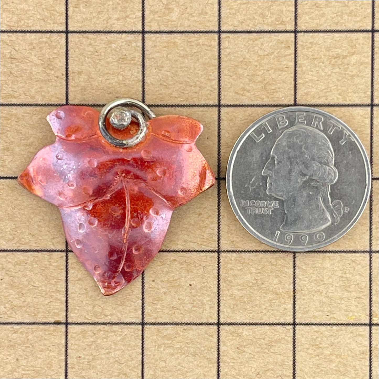 Copper Maple Leaf for Necklace Design