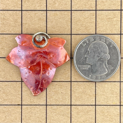 Copper Maple Leaf for Necklace Design