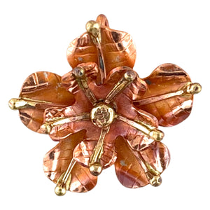 Two Layered Elizabeth Rose Pendant