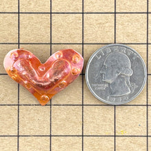 Small Copper Heart Pendant for Jewelry Designers