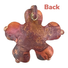 Small Elizabeth Rose Pendant – Copper & Brass Accent