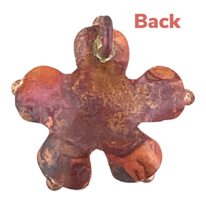 Small Elizabeth Rose Pendant – Copper & Brass Accent