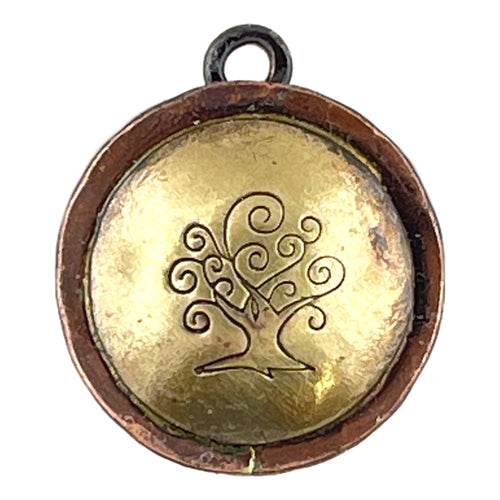 Antiqued Tree of Life Charm