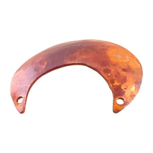 Small Plain Drilled Crescent Shaped Pendant/Component