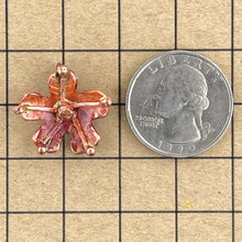Small Elizabeth Rose Pendant – Copper & Brass Accent