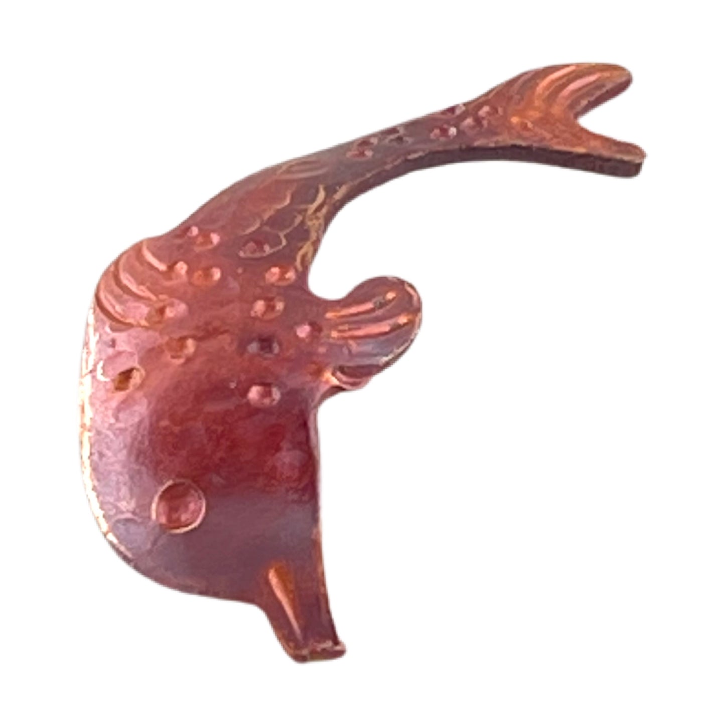 Little Copper Dolphin Swimming to the Right