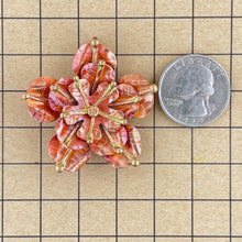 Elizabeth Rose Pendant – Copper & Brass Flower Design