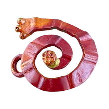 Small Spiral Charm Facing Right