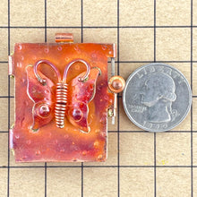 Butterfly Keepsake Locket in Copper and Brass – Patricia Healey