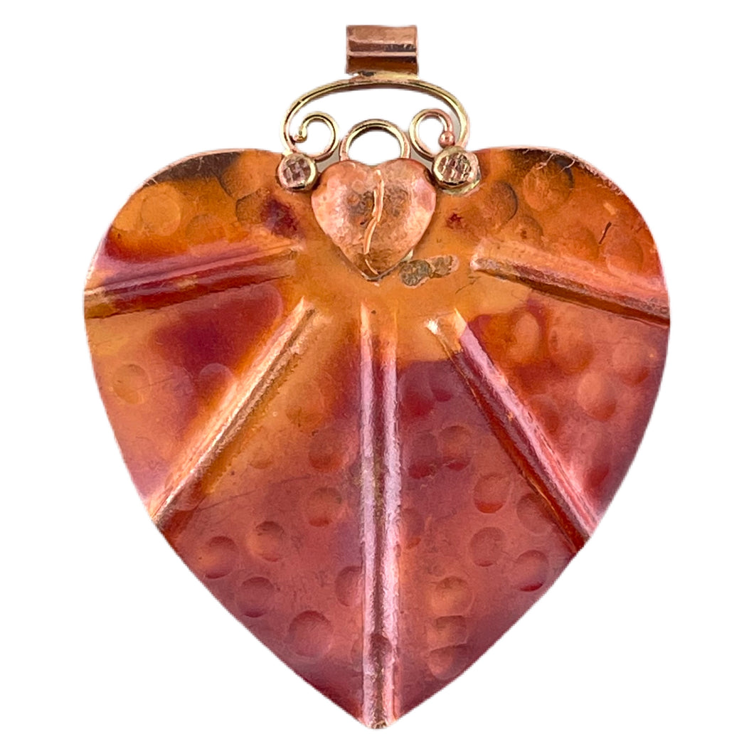 Big Heart Pendant with Rays of Love