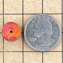 Small Rustic Barrel Bead