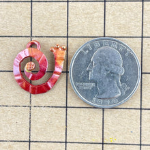 Small Spiral Charm Facing Right