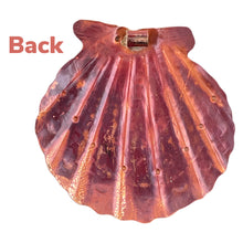 Copper Scallop Shell Pendant for Ocean Jewelry