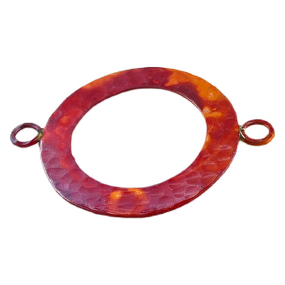 Large Copper Ring Link