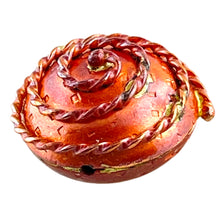 Spiral over Domed Circle Bead