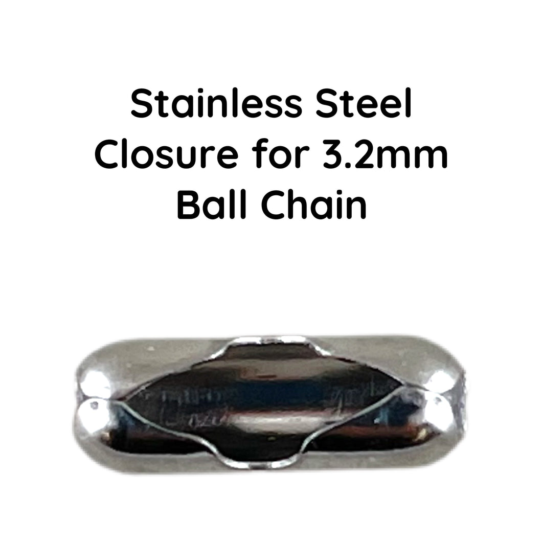 3.2mm Stainless Steel Ball Chain Connector