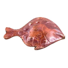 Rustic Copper Tropical Fish Bead – Double-Sided Design