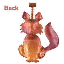 Copper Fox Pendant with Brass Accents by Patricia Healey