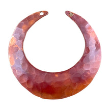 Large Plain Drilled Crescent Shaped Pendant/Component