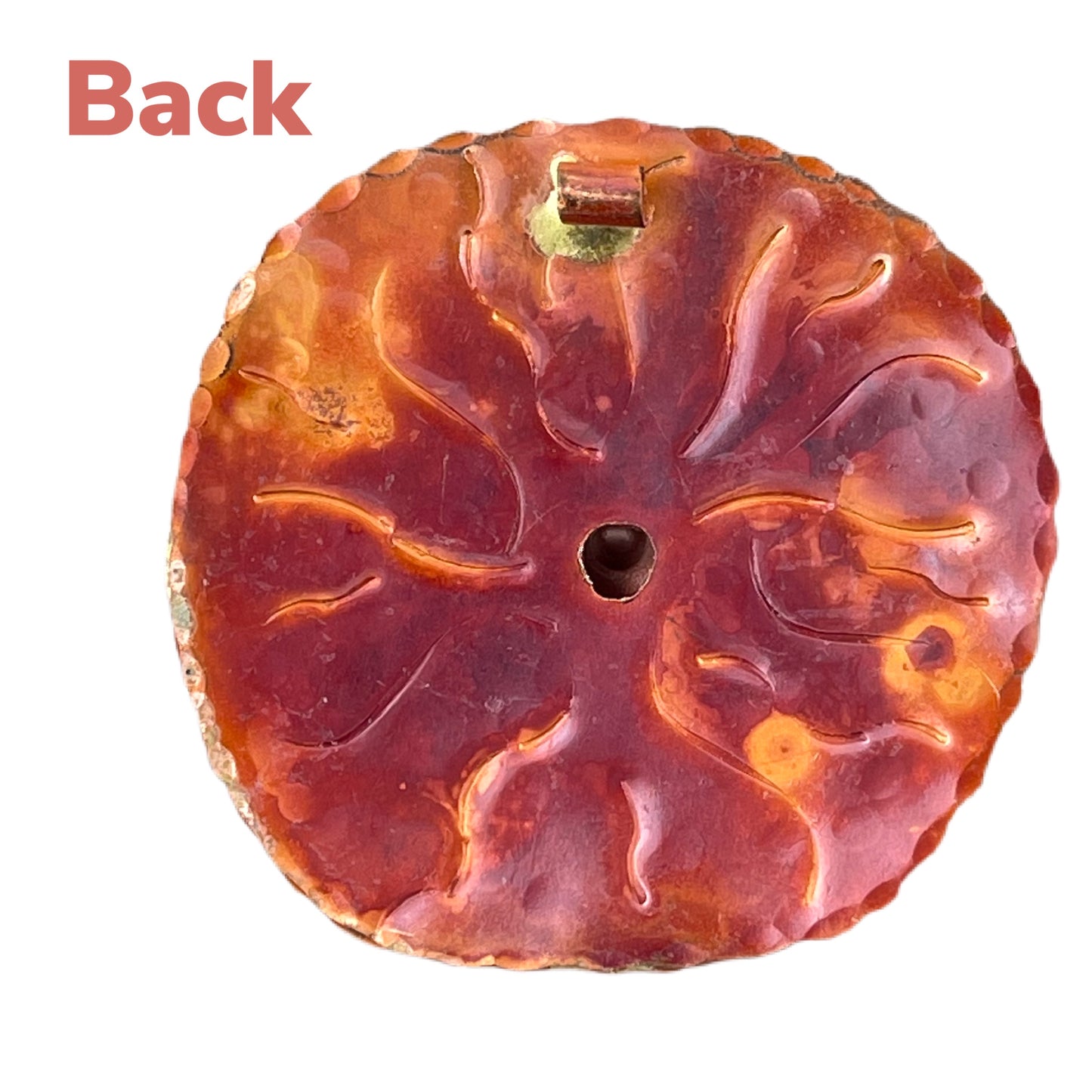 Copper Sand Dollar Pendant for Ocean Jewelry