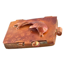 Copper Dolphin Locket - Pendant for Necklace