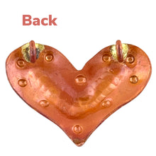 Small Copper Heart Pendant for Jewelry Designers