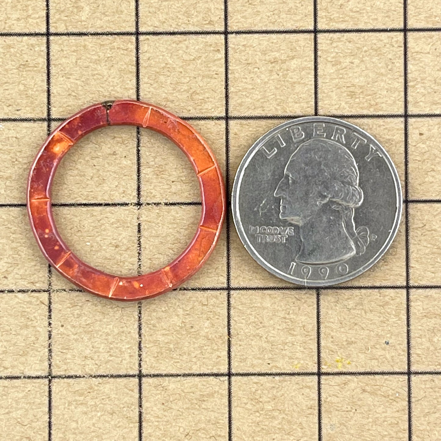 Large Soldered-Closed Copper Ring for Jewelry Connections