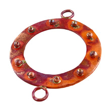 Large Ring with Dots Link