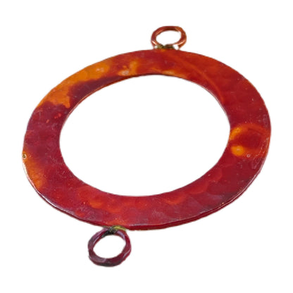 Large Copper Ring Link
