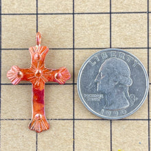 Small Cross Charm - Bale on Top