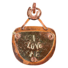 Crazy Haired Lady on One Side/Reverse Side Says "I LOVE ME" Pendant ♥️