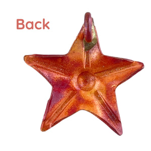 Small Star w/ bale on Back Charm