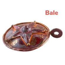 Star in Domed Circle Pendant