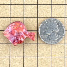 Rustic Copper Tropical Fish Bead – Double-Sided Design