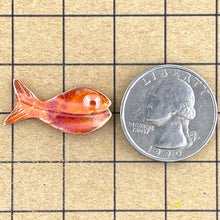Small Copper Fish Bead