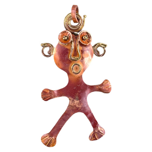 Copper Person Pendant, (Anthropomorph)