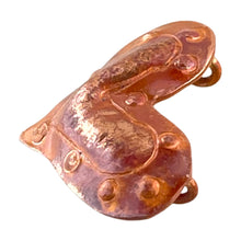 Small Copper Heart Pendant for Jewelry Designers
