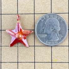 Small Copper Star Charm w/ Bail on Top
