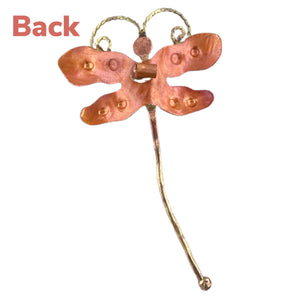 Large Dragonfly Pendant in Copper and Brass – Patricia Healey