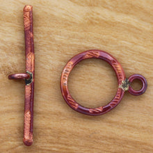 Medium Hammered Toggle Clasp