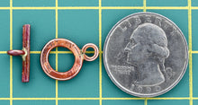 Smallest Hammered Toggle Clasp