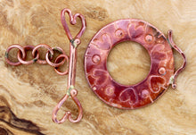 Circle of Hearts Toggle Clasp