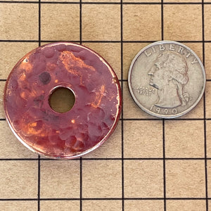 Smaller Copper Donut Pendant