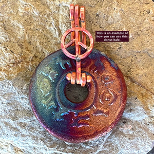Peace Symbol Donut Bale