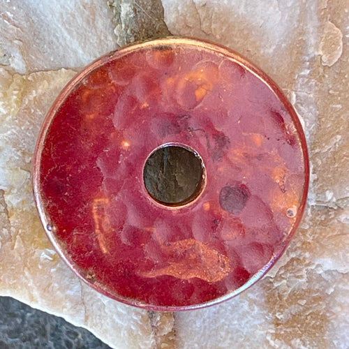 Smaller Copper Donut Pendant